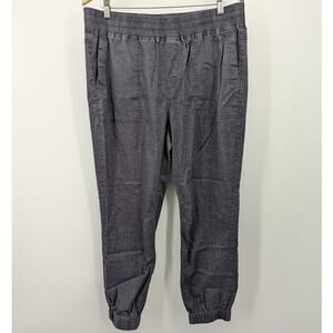 EUC PrAna Dark Gray Women's Joggers Size XL DEEP POCKETS Boxy Breathable Casual